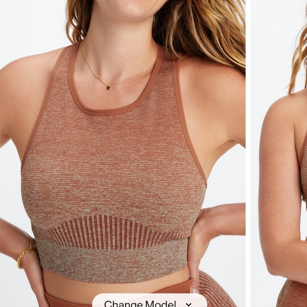 Ombre Seamless Low Impact Bra -XS